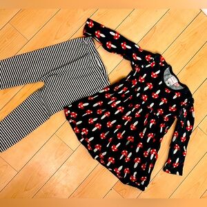 3T Green Mushroom Hanna Andersson Set